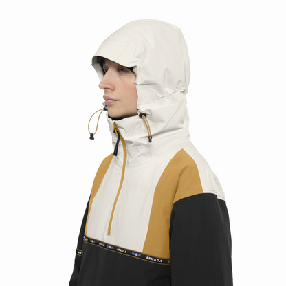 Armada - Women's Madaket 2L Insulated Anorak - Golden Brown/Black/Cream - Futureproof.life