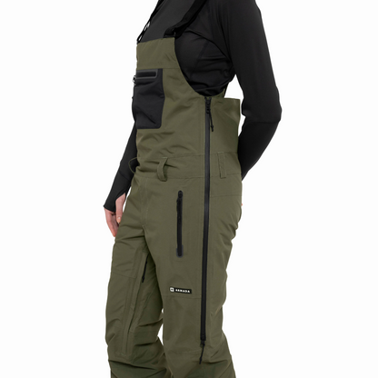 Armada (Sample) - Women's Pascore 2L Bib - Olive/Black