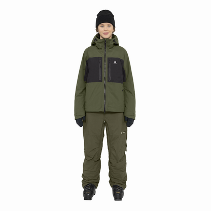 Armada (Sample) - Women's Pascore 2L Bib - Olive/Black