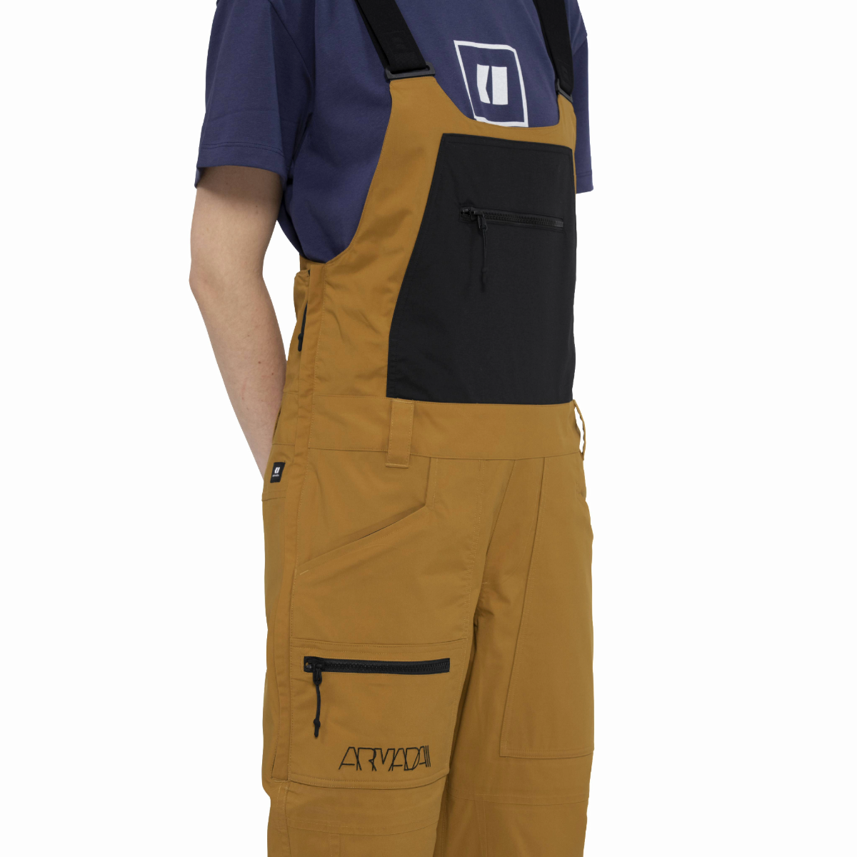 Armada - Women's Talyah 2L Cargo Bib - Golden Brown/Black