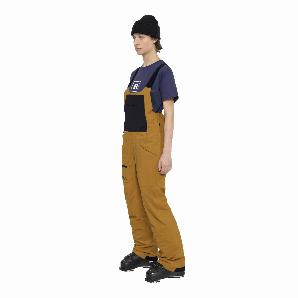 Armada - Women's Talyah 2L Cargo Bib - Golden Brown/Black