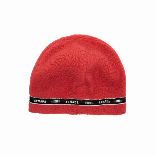 Armada (Sample) - Unisex Cord Lock Fleece Beanie - Chile Ristra