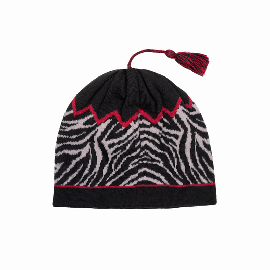 Armada (Sample) - Unisex Tassel Hat Thingy - Black/Icee Rose/Chile Ristra