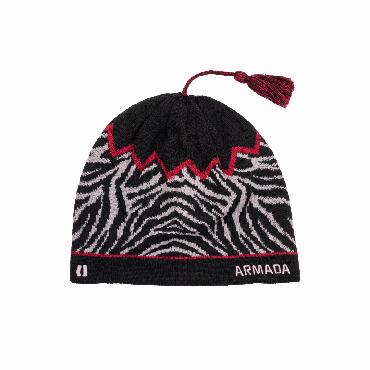 Armada (Sample) - Unisex Tassel Hat Thingy - Black/Icee Rose/Chile Ristra