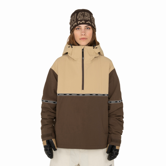 Armada (Sample) - Women's Madaket 2L Insulated Anorak - Grizzly/Incense