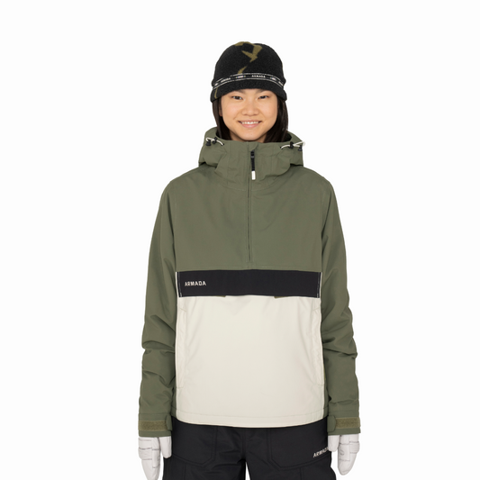 Armada (Sample) - Women's Rosalie 2L Insulated Anorak - Swamp/Bone Dust