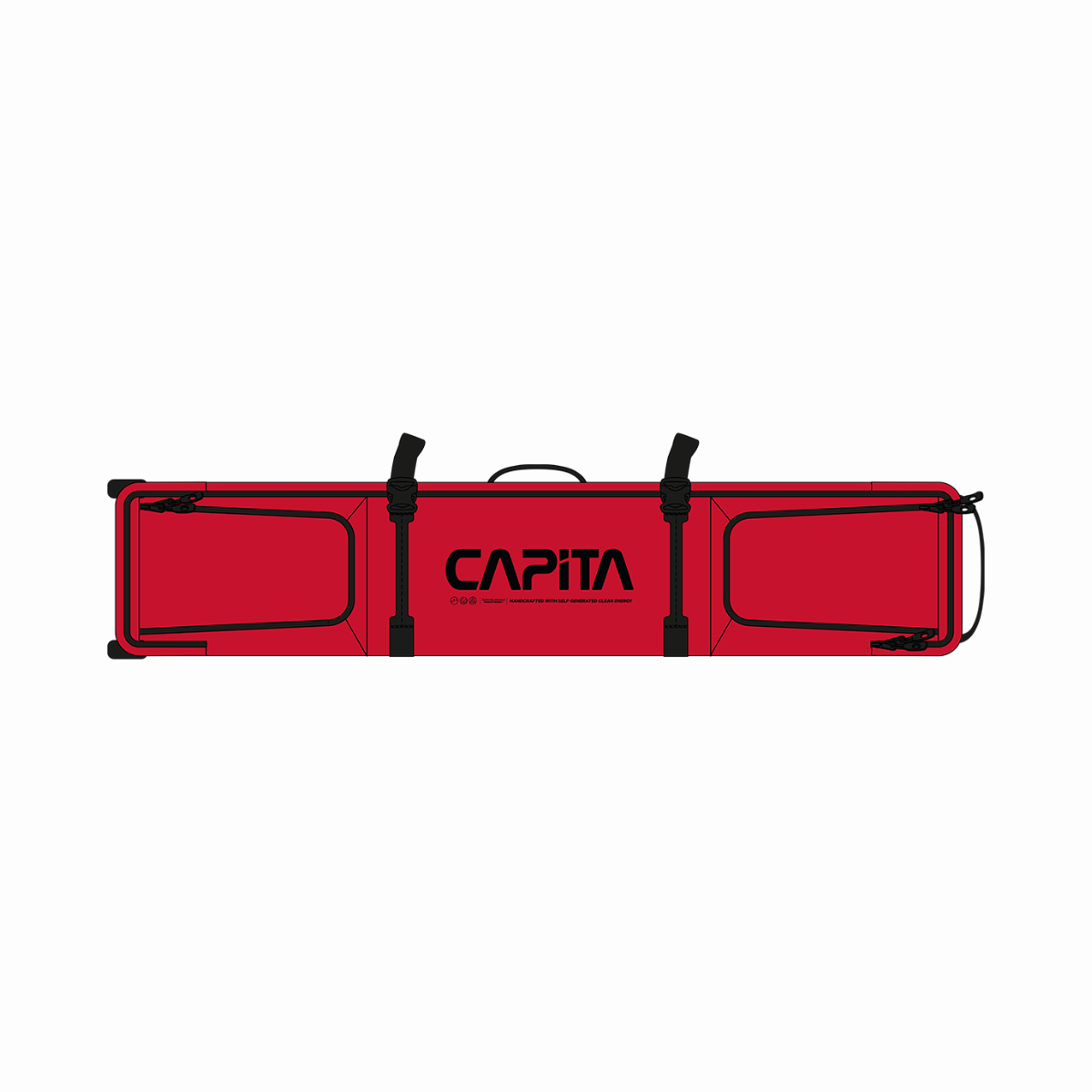 CAPiTA - Wheeled Board Bag - Red - Futureproof.life