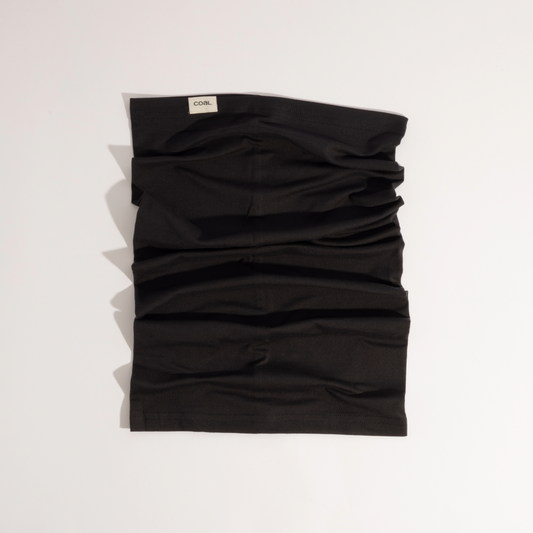 Coal - Essential Neck Gaiter - Black - Futureproof.life