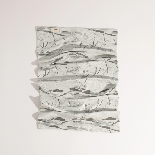Coal - Essential Neck Gaiter - Snow Camo - Futureproof.life