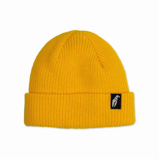 Crab Grab - Claw Label Beanie - Vintage Yellow