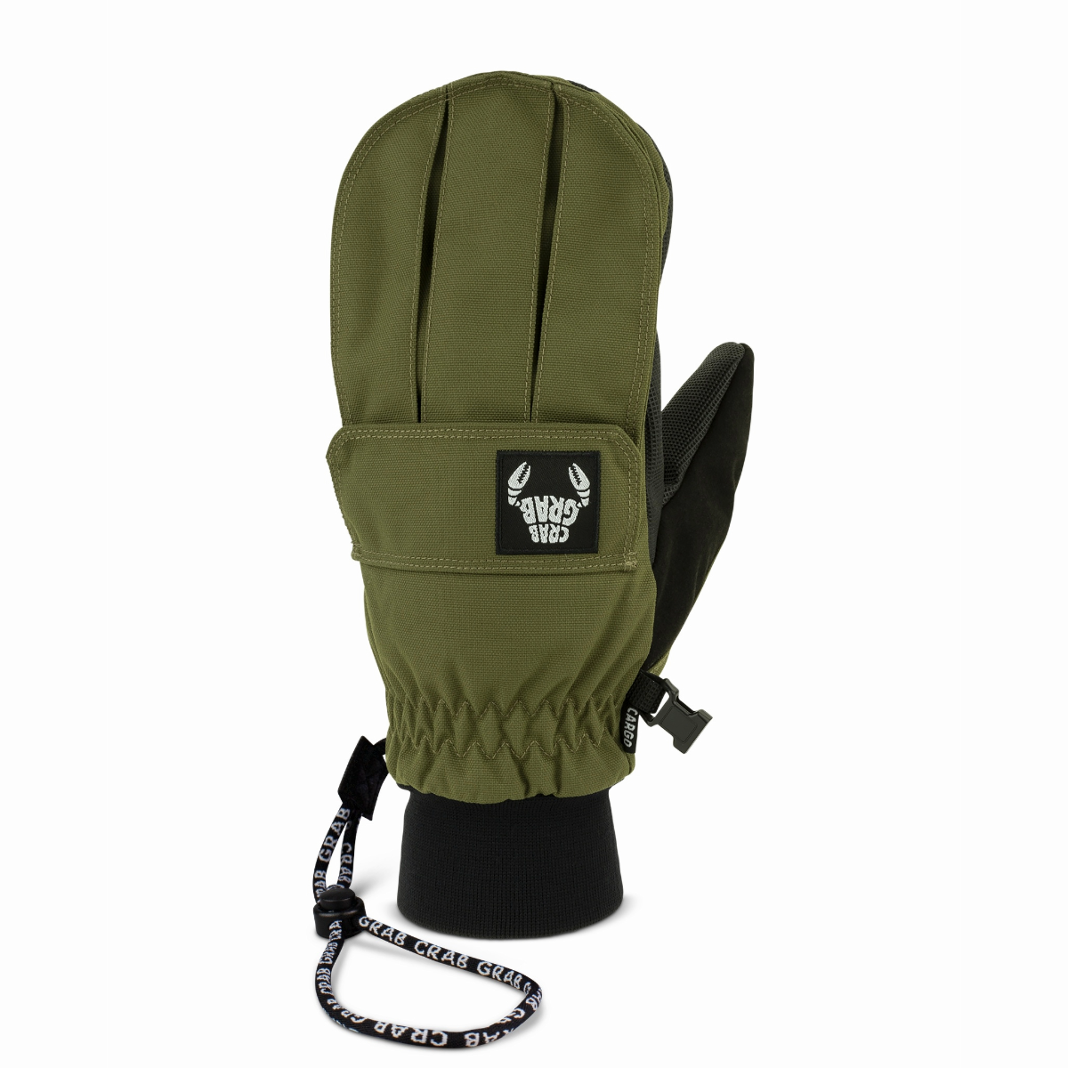 Crab Grab - Unisex Cargo Mitt - Olive - Futureproof.life