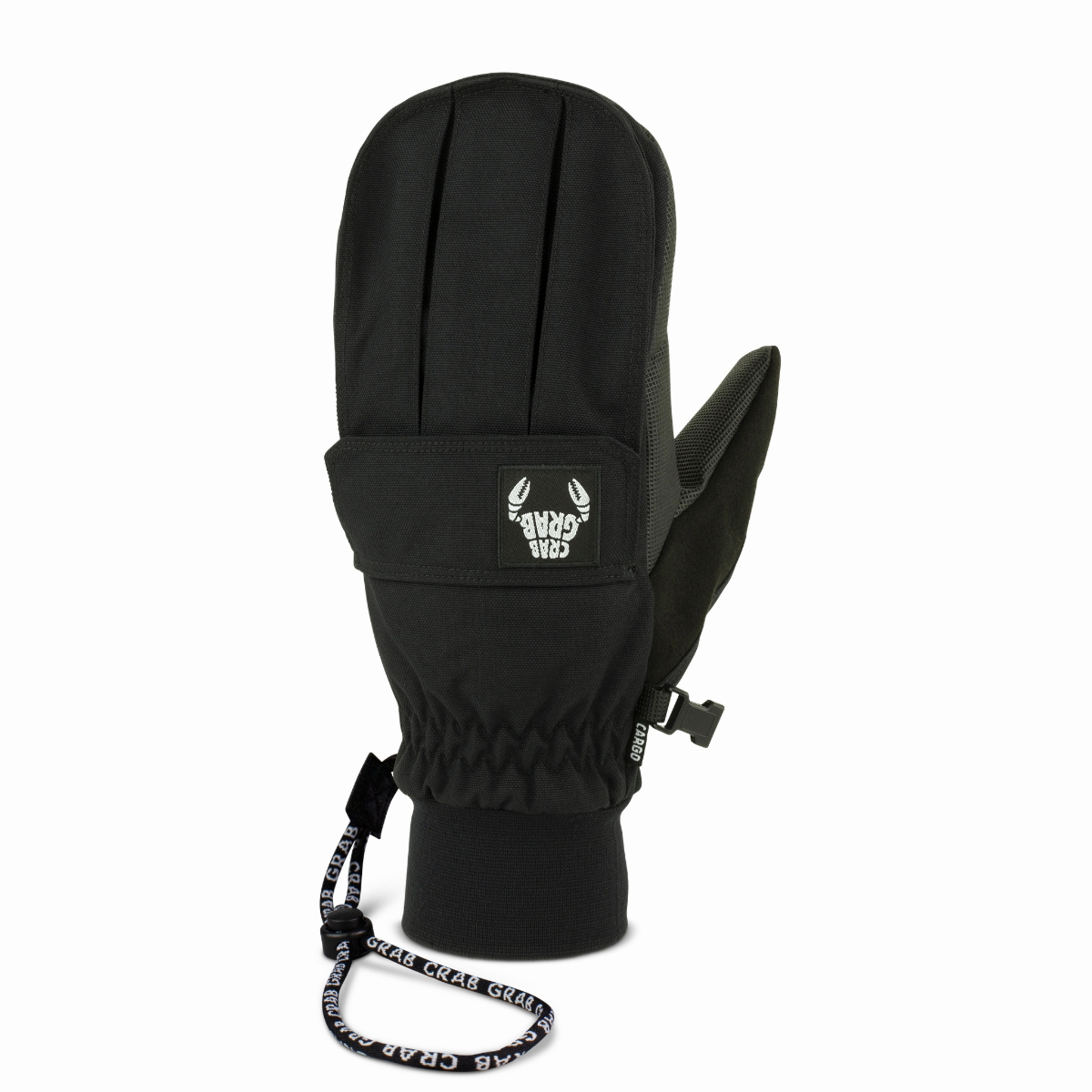 Crab Grab - Unisex Cargo Mitt - True Black - Futureproof.life