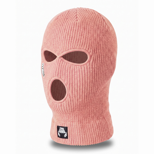 Crab Grab - Unisex Goon Mask - Soft Pink - Futureproof.life
