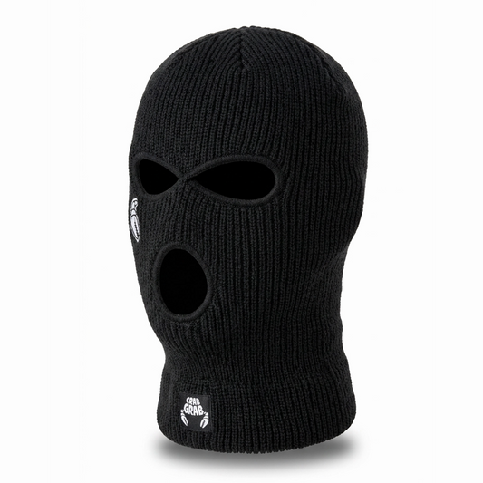 Crab Grab - Unisex Goon Mask - Black - Futureproof.life