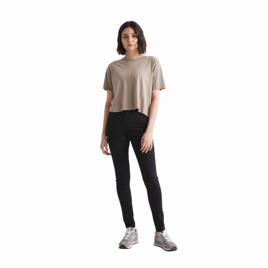 Duer (Sample) - Women's Performance Denim High Rise Skinny - Black