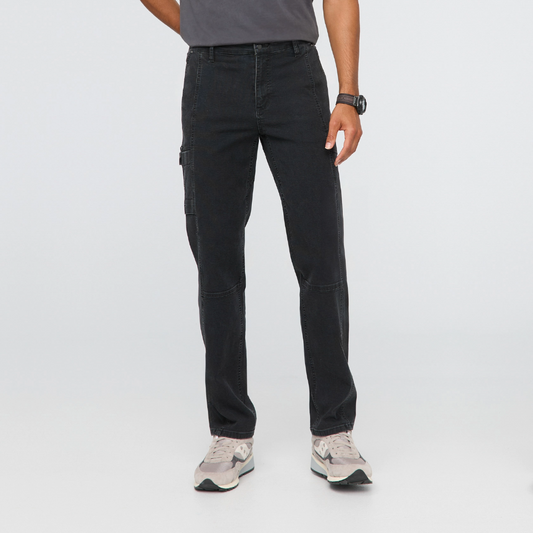 Duer - Men's Stretch Canvas 7 Pocket Pant - Black