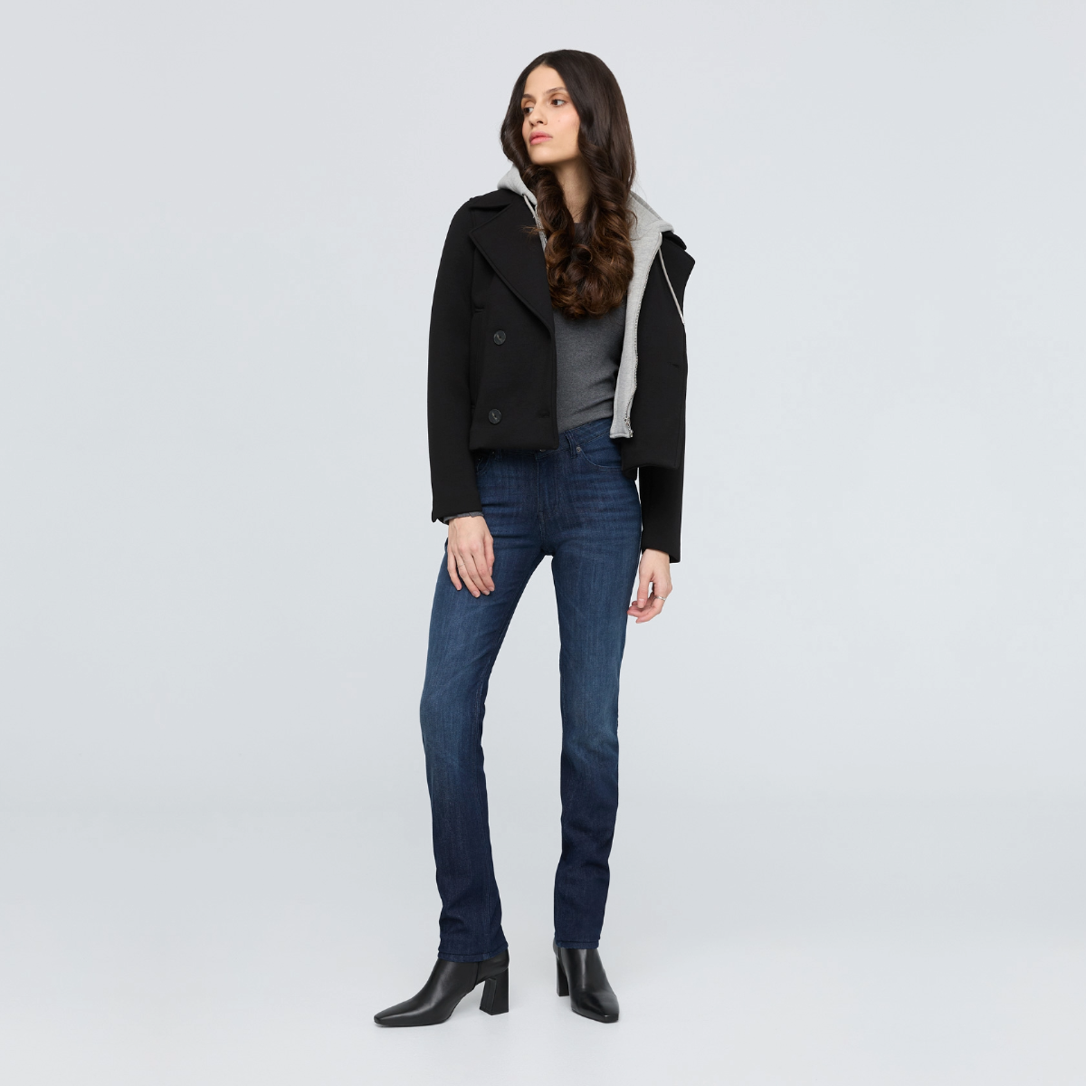 Duer (Sample) - Women's Performance Denim Slim - Nostalgia Blue