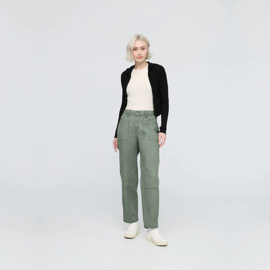 Duer (Sample) - Women's Stretch Canvas Utility Pant - Pine
