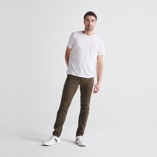 Duer - Men's No Sweat Pant Slim  - Army Green