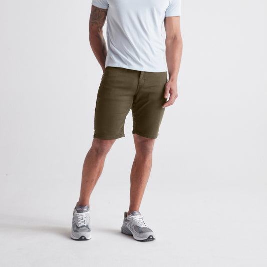 Duer - Men's No Sweat Relaxed Short - Army Green