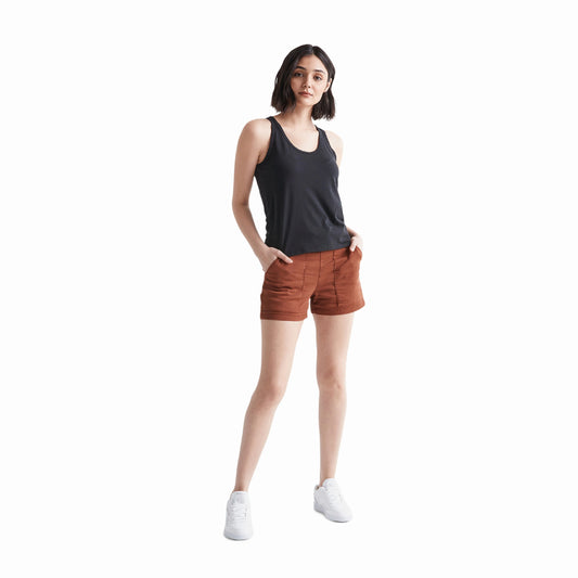 Duer (Sample) - Women's No Sweat Everyday Short - Tortoise Shell
