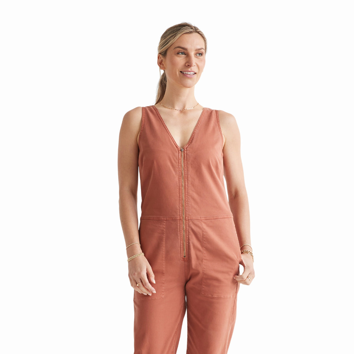 Duer (Sample) - Women's Live Free Jumpsuit - Canyon