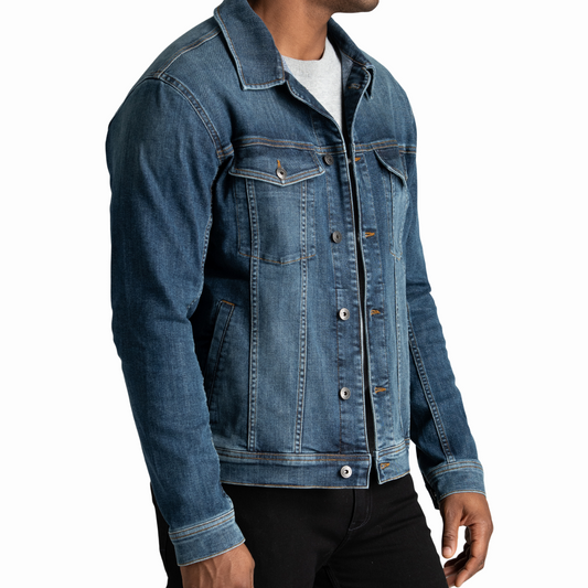 Duer - Men's Stay Dry Performance Denim Jean Jacket - Galactic