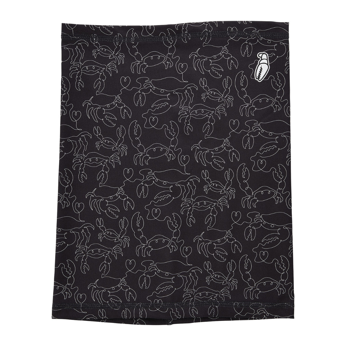 Crab Grab - Classic Neck Tube - Crab Doodle Black