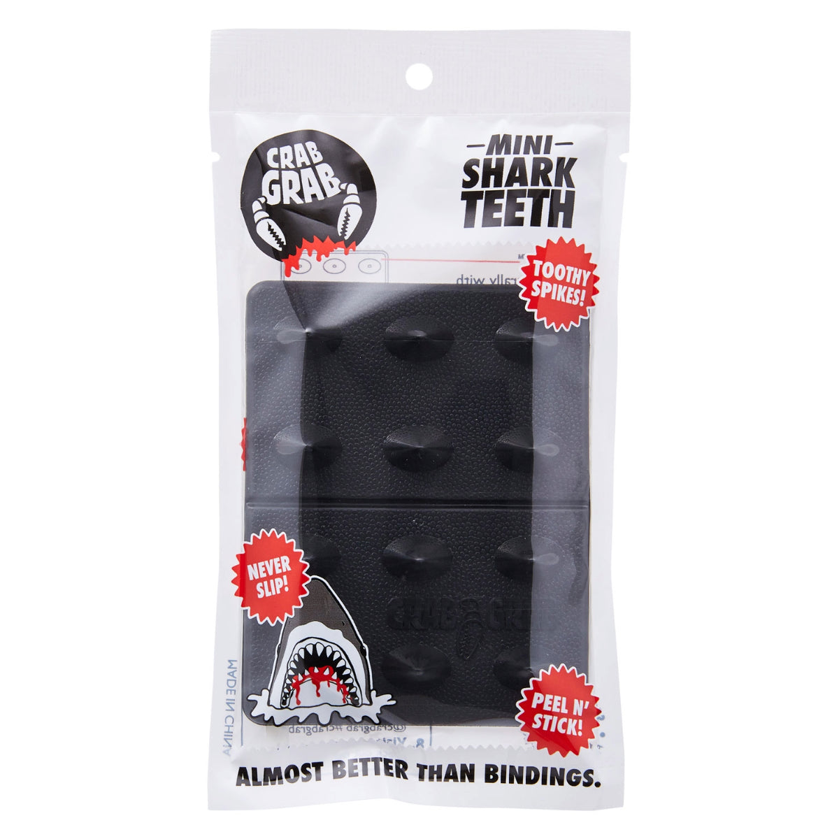 Crab Grab - Mini Shark Teeth - Black