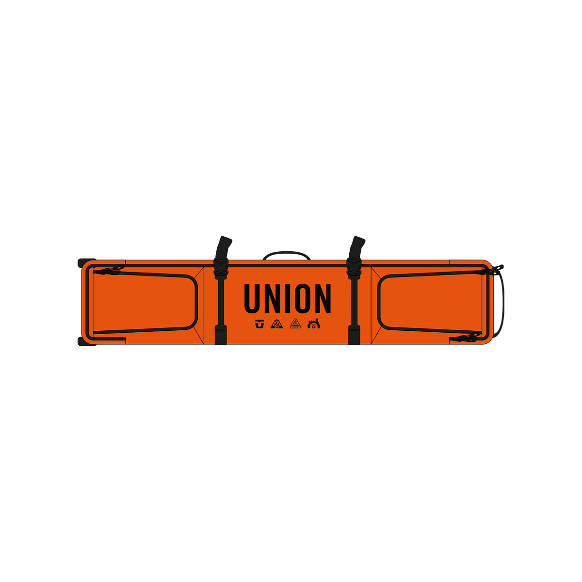 Union Binding - Wheeled Board Bag - UNION - Orange