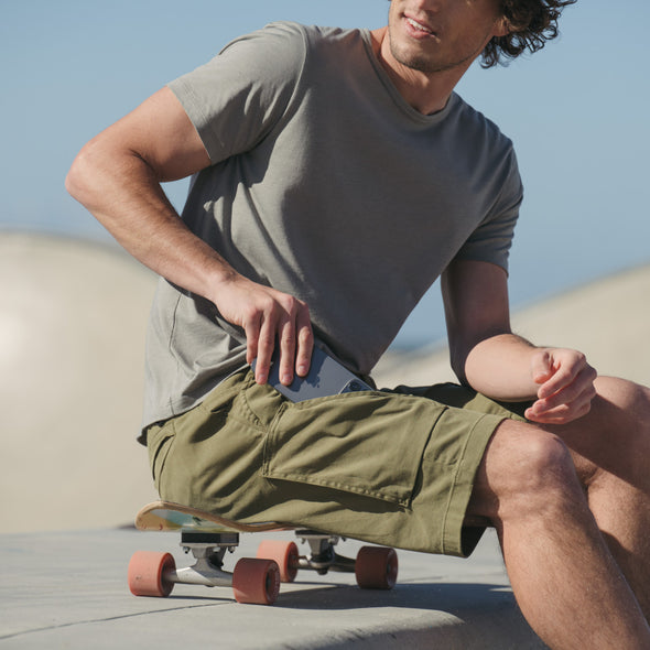 Duer - Live Lite Adventure Short  - Ochre