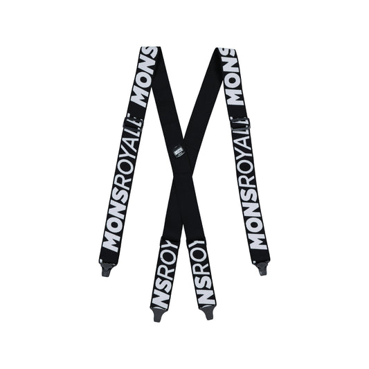 Mons Royale - (Sample) Unisex Afterbang Suspenders - Black / White