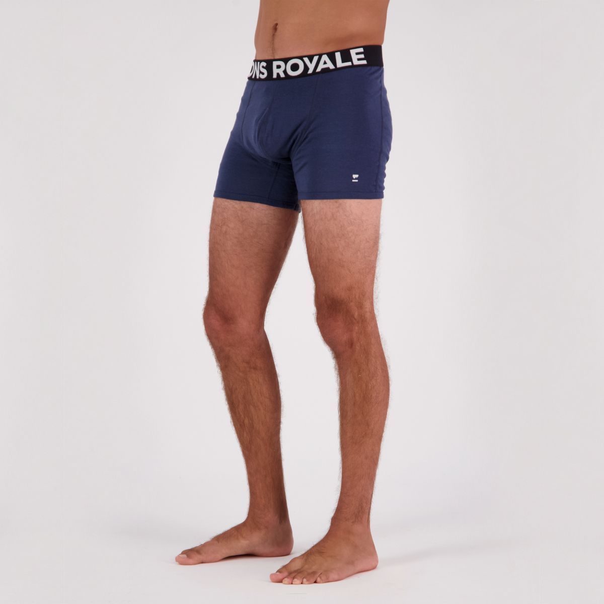 Mons Royale - Men's Hold 'em Shorty Merino Boxer - Midnight