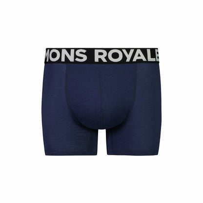 Mons Royale - Men's Hold 'em Shorty Merino Boxer - Midnight - Futureproof.life