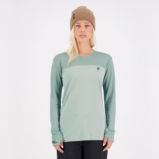 Mons Royale - Women's Yotei BF LS - Glacier/Dew