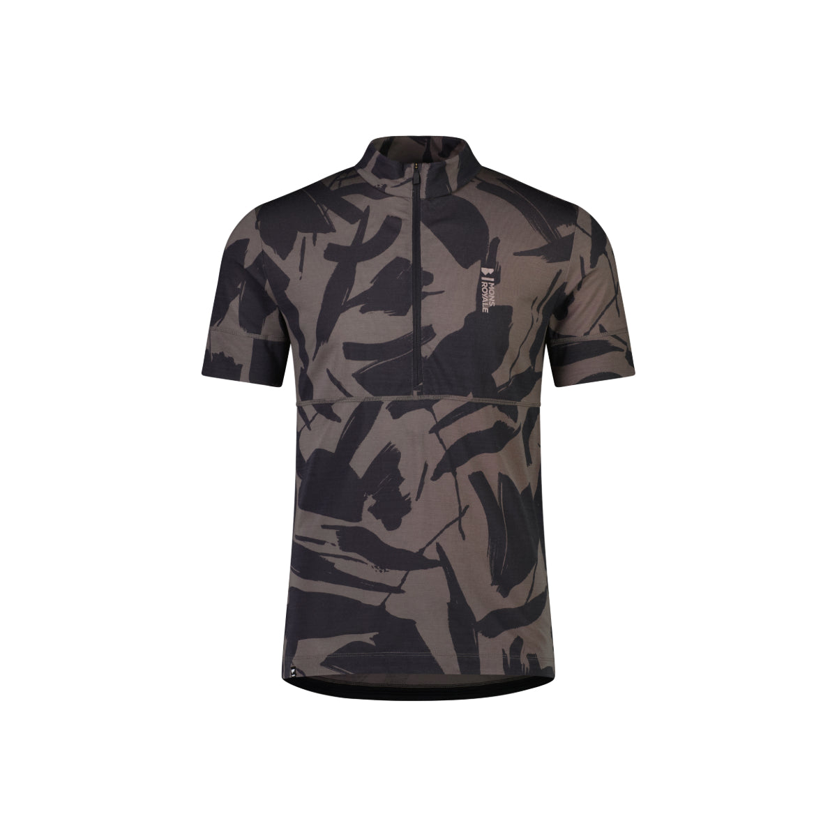 Mons Royale (Sample) - Men's Cadence Merino Air-Con Half Zip T - Fragments