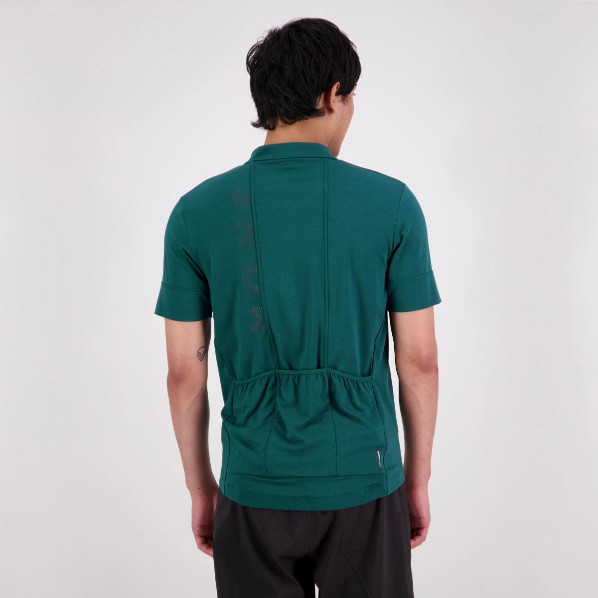 Mons Royale (Sample) - Men's Roam Cargo Merino Shift Full Zip T - Evergreen