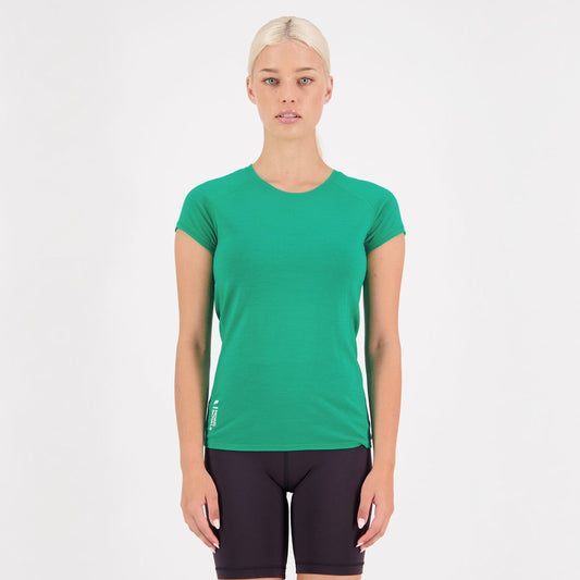 Mons Royale (Sample) - Women's Bella Merino Air-Con Tee - Pop Green