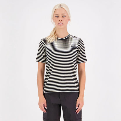 Mons Royale - Women's Icon Merino T-Shirt - MR Stripe - Futureproof.life