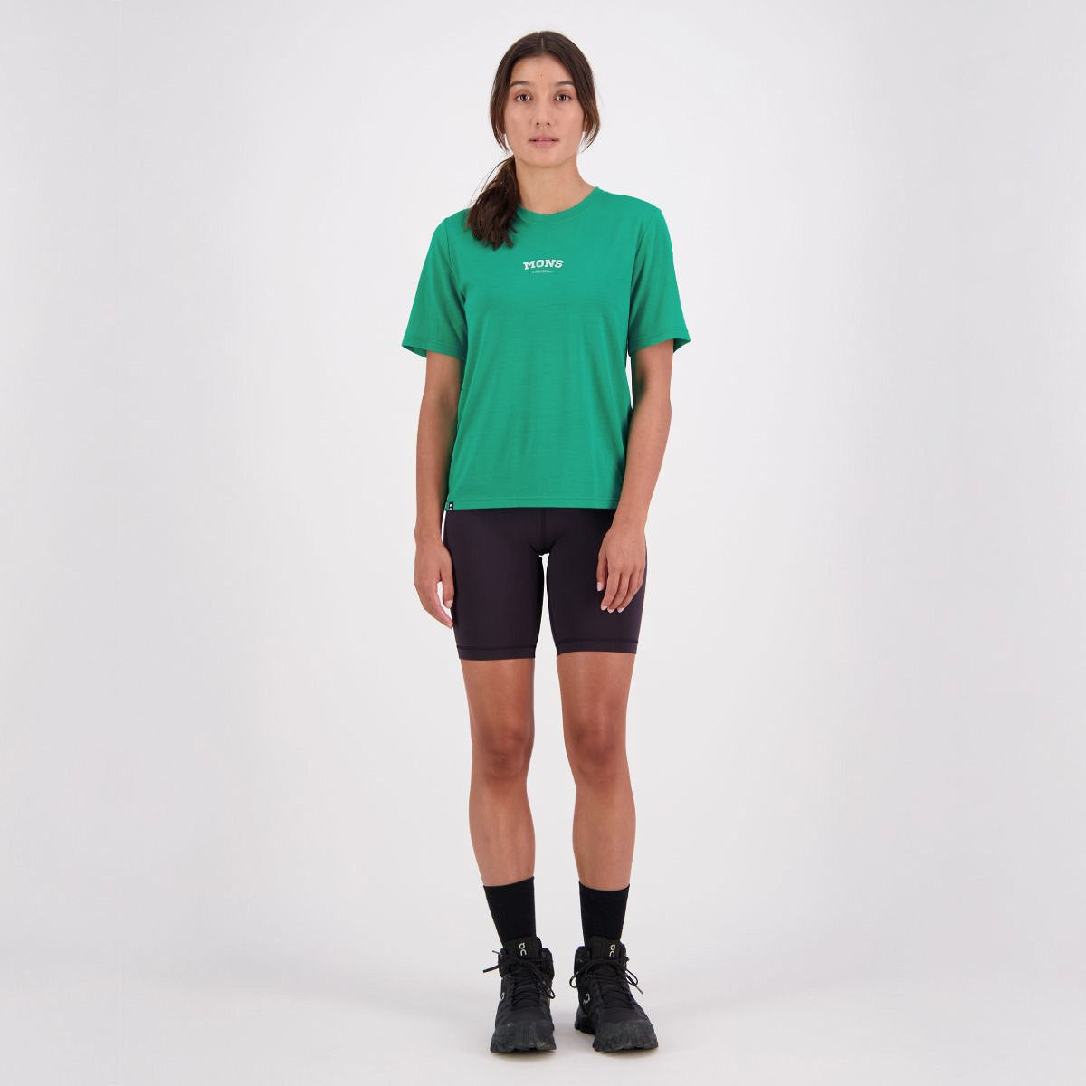 Mons Royale (Sample) - Women's Icon Relaxed Tee - Pop Green