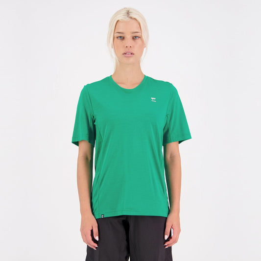 Mons Royale (Sample) - Women's Tarn Merino Shift Tee - Pop Green