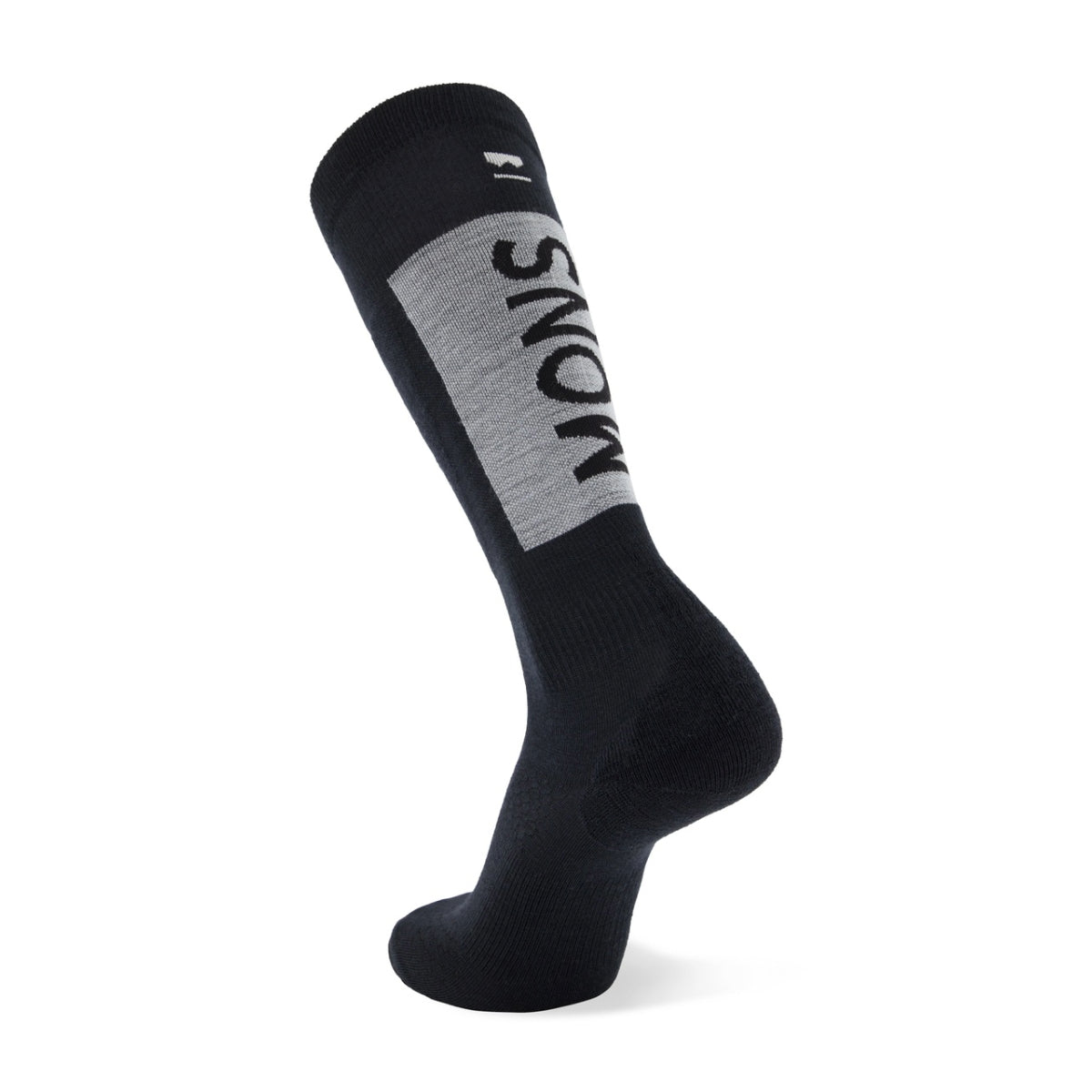 Mons Royale - Unisex Atlas Merino Snow Sock Digital - Black