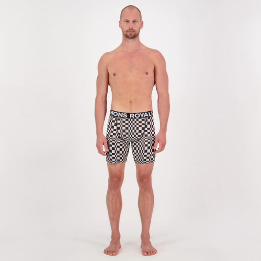 Mons Royale (Sample) - Men's Low Pro Merino Air-Con MTB Liner - Checkers