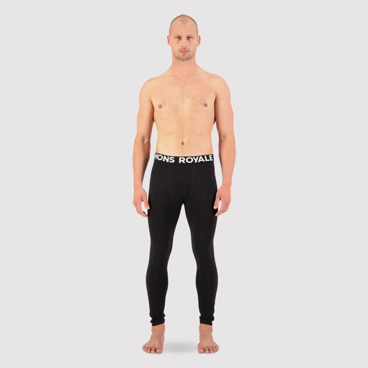 Mons Royale - Men's Olympus Legging - Black / 9 Iron