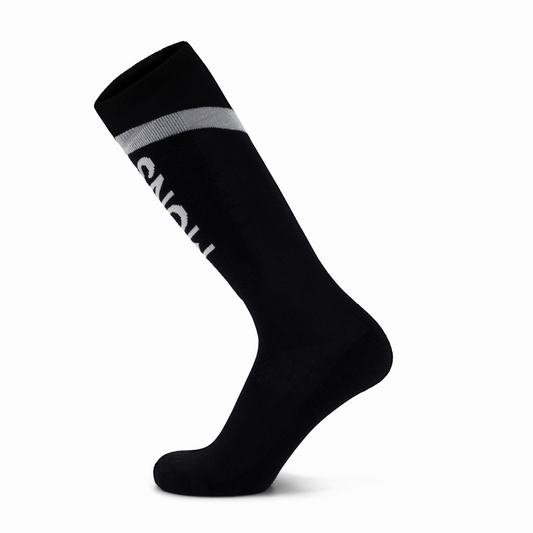 Mons Royale (Sample) - Unisex Ultra Cushion Merino Snow Sock - Black