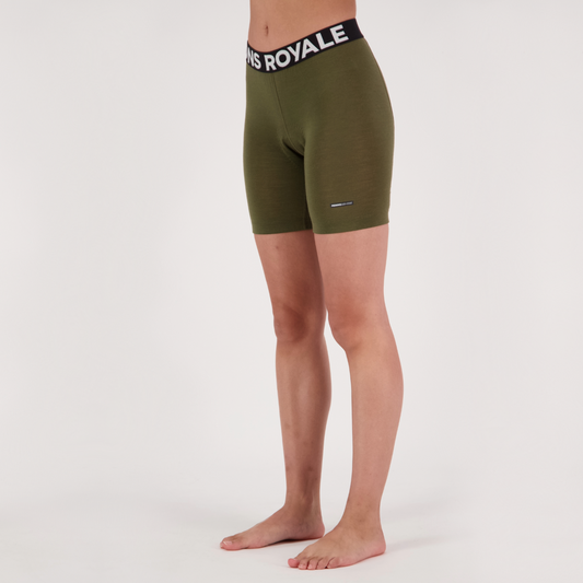 Mons Royale (Sample) - Women's Low Pro Merino Air-Con MTB Liner - Dark Olive
