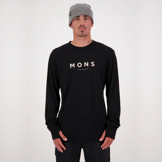 Mons Royale - Men's Yotei Classic LS - Black