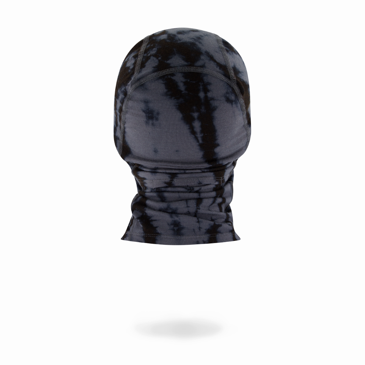 Mons Royale (Sample) - Unisex Santa Rosa Merino Flex 200 Balaclava Garment Dyed - Grey Tie Dye