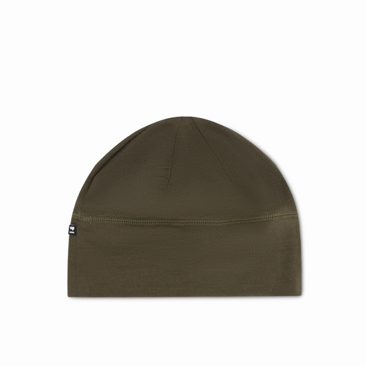 Mons Royale (Sample) - Unisex Tech Under Helmet Beanie - Dark Olive