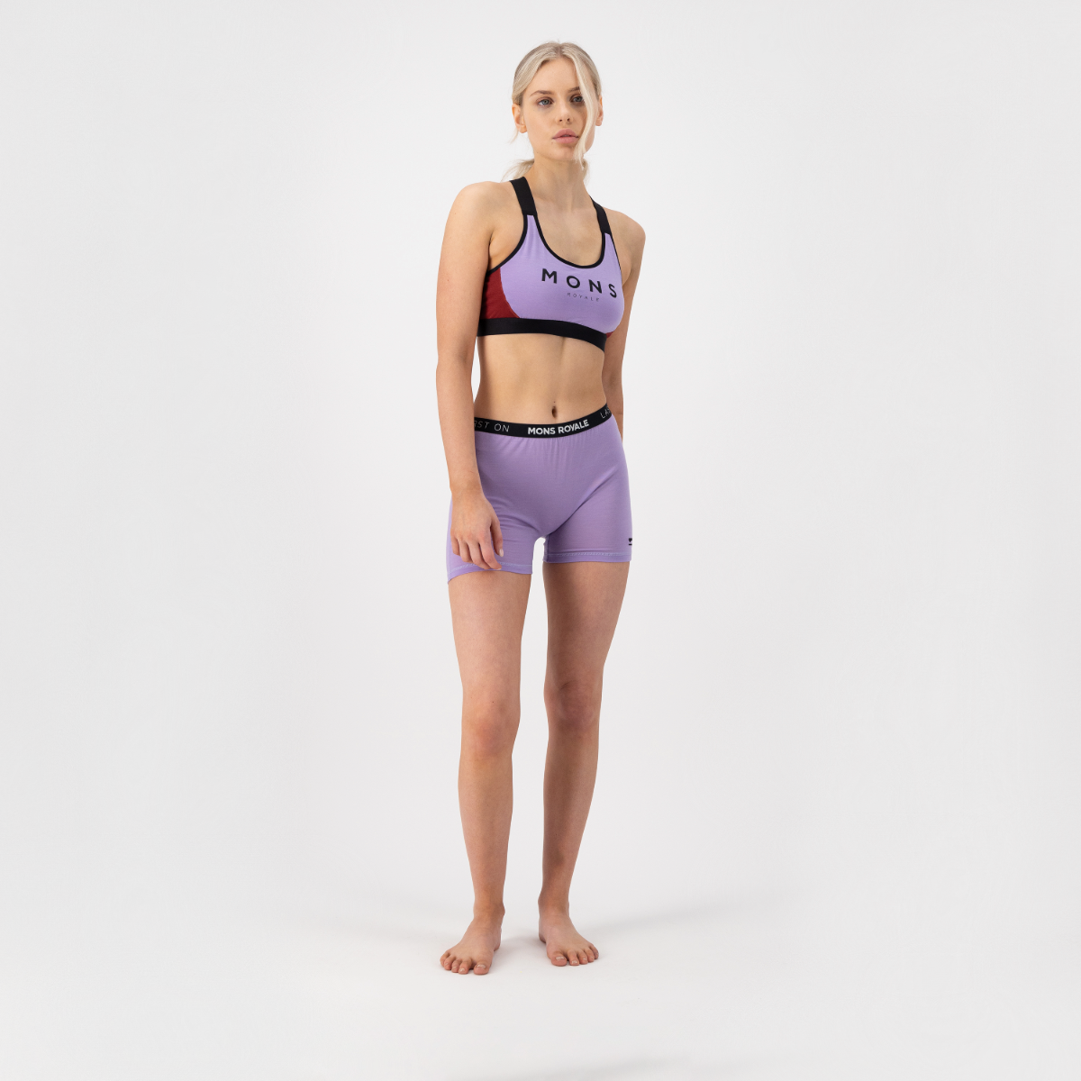 Mons Royale (Sample) - Women's Hannah Hot Pant - Lupin
